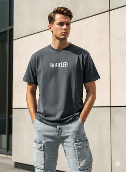 Playera Oversize Wanted