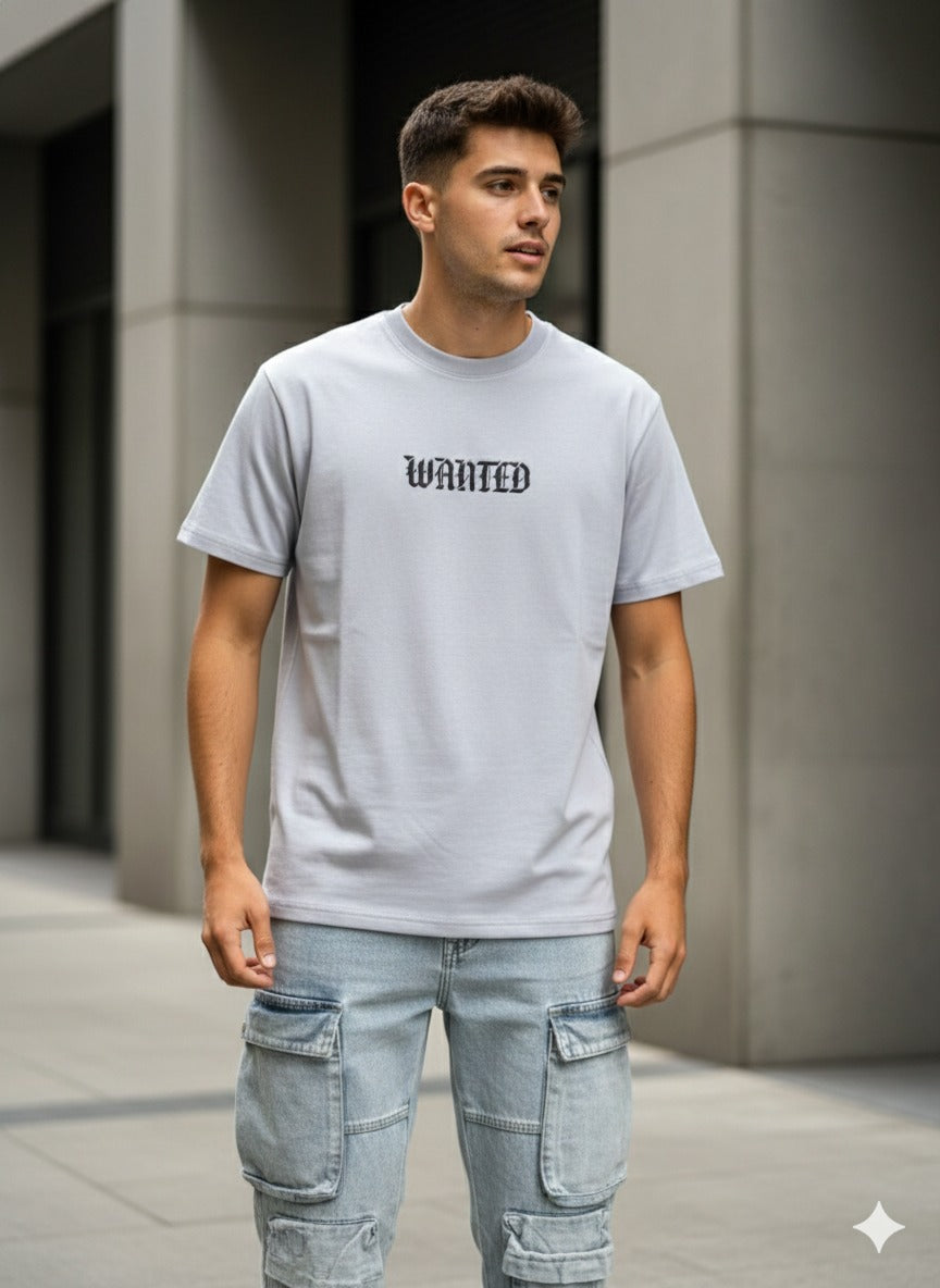 Playera Oversize Wanted