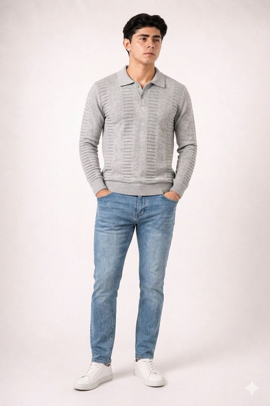 PLAYERA POLO DB CON BOTÓN ML