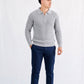 SUETER CUELLO POLO CON CIERRE