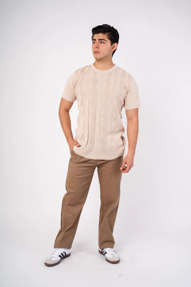 PLAYERA DE TEJIDO CON DISEÑO