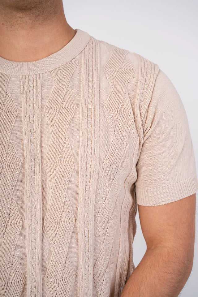 PLAYERA DE TEJIDO CON DISEÑO
