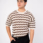 PLAYERA CON DISEÑO DE ONDAS