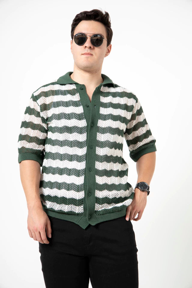 CAMISA DB CORTE OVERSIZED CON AGUJEROS